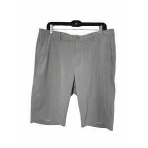 Hawker Rye Shorts Mens Size 35 x 11.5 Grey Activewear Performance Stretch Pocket